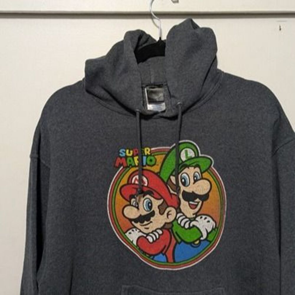 Super Mario and Luigi Hoodie sz. L